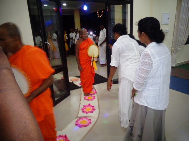 Pirith ceremony and alms giving program